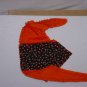 DOG Bandana  Fall Halloween Handcrafted Cotton machine embroidery eC304