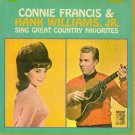 Music Connie Frances & Hank Williams,Jr. Sing Great Country Favorites Vintage Tape with box