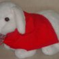 DOG Bandana 29 inch red-white-blue  stripe stars on model rabbit