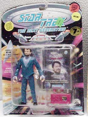 Malcorian Riker Star Trek TNG Action Figure by Playmates