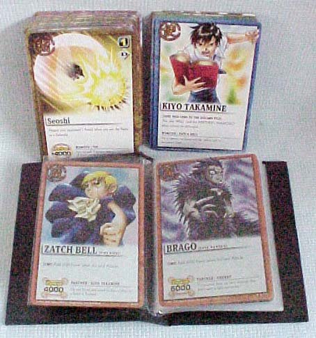 Zatch Bell The Card Battle 4 Booster Packs Series 1 Bandai for sale online