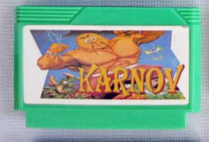 KARNOV Famicom Video Games NES Import Famiclone