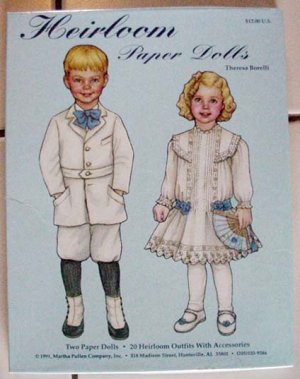 Heirloom Paper Dolls - Pullen 1991