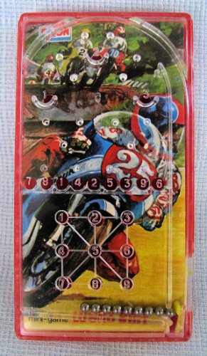 Vintage Exxon LUCKY BALLS Flipper Pinball Game Dexterity Puzzle