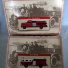 1954 AHRENS-FOX + 1974 MACK Fire Engine Trucks MIB