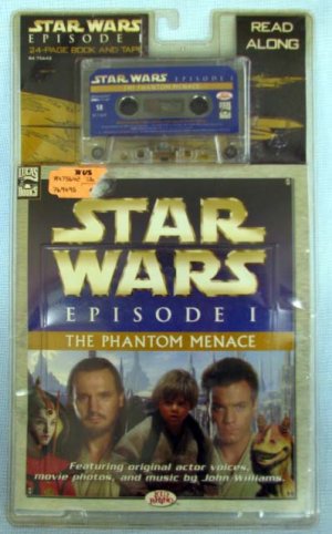 Star Wars THE PHANTOM MENACE Read Along Book & Cassette MIP