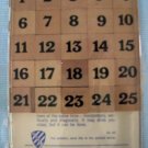 Vintage "MYSTIFYING 65" Brain Teaser Wood Puzzle Game Sudoku