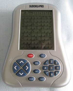 SUDOKU-PRO Handheld Electronic Game