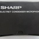 Vintage SHARP Electret Condenser Microphone + Case Vintage SHARP Electret Condenser Microphone + Case