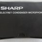 Vintage SHARP Electret Condenser Microphone + Case
