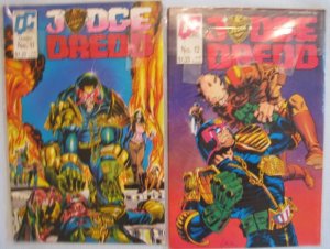 JUDGE DREDD #11  #12 Quality Comics 1987