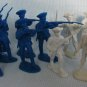 Civil War Cavalry Plastic Figures Lot Toy Soldiers