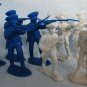 Civil War Cavalry Plastic Figures Lot Toy Soldiers