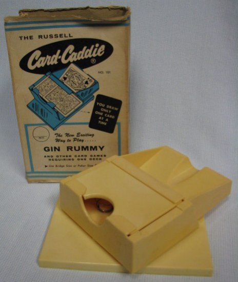 Vintage The Russel CARD CADDIE Single Deck