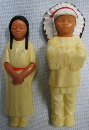 Vintage INDIAN & SQUAW Figures