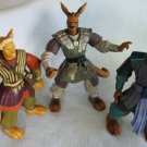 Warriors of Virtue YEE + TSUN + YUN Action Figures PLAY'EM