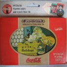 Coca Cola LE 2 Decks Playing Cards + Tin Coke NIB Coca Cola LE 2 Decks Playing Cards + Tin Coke NIB