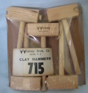 Arts & Crafts CLAY HAMMERS by Whitney Bros Sculptors Tools