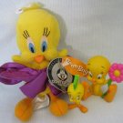 Looney Tunes TWEETY BIRD Figures + Bean Bag Plush Looney Tunes TWEETY BIRD Figures + Bean Bag Plush