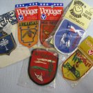 Embroidered State Patch Collection MIP Travel Souvenirs