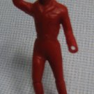 MPC Red Fireman Plastic Figure Toy Soldiers