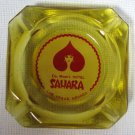 Las Vegas Del Webb's Hotel Sahara Glass Ashtray