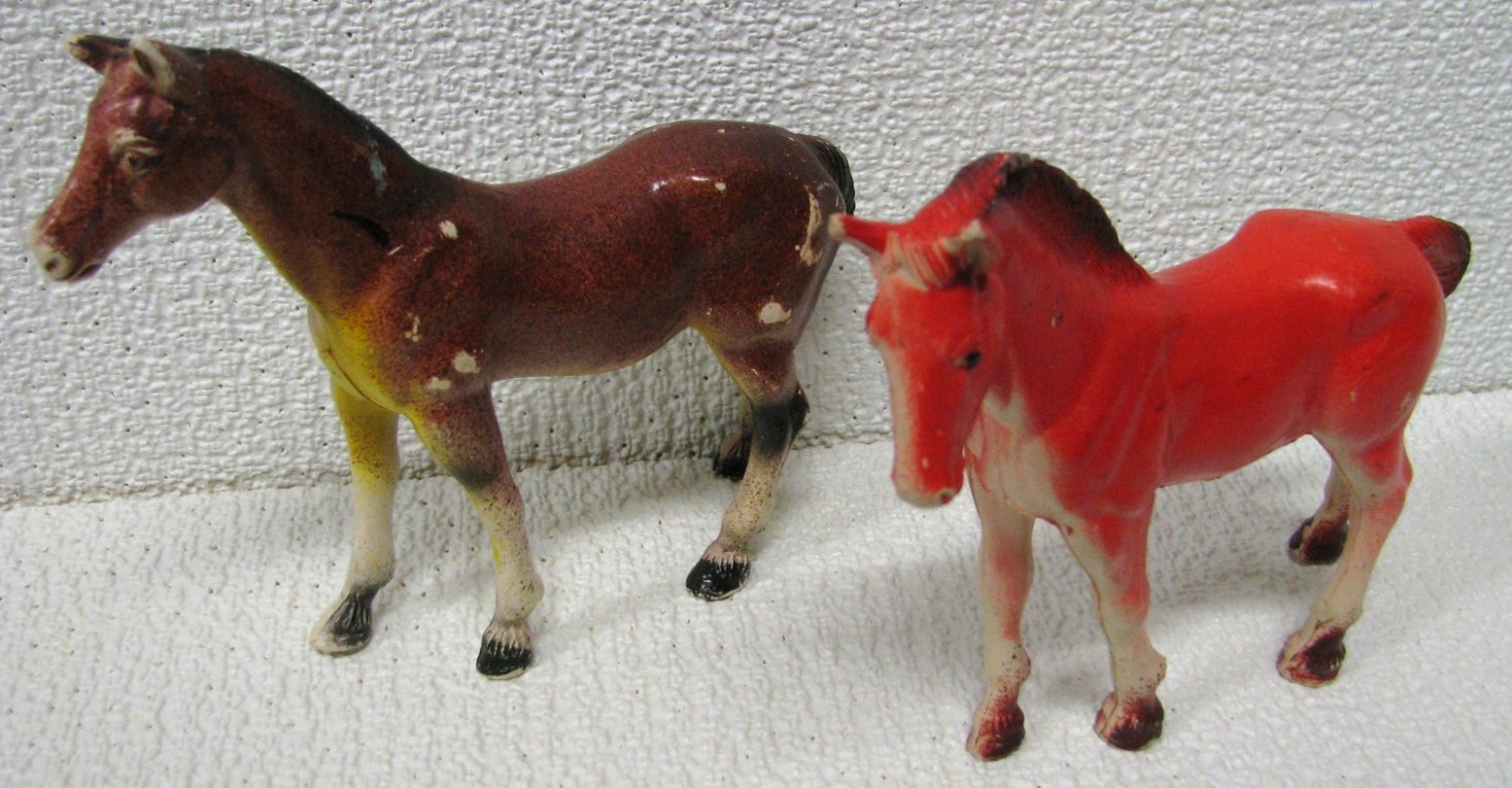 antique toy horses