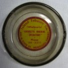 Island Tobacco Co Glass Ashtray - Cigarette Machine Operators Island Tobacco Co Glass Ashtray - Cigarette Machine Operators