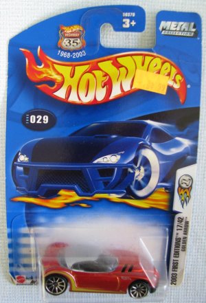 Hot Wheels GOLDEN ARROW MIP 1st Ed 029