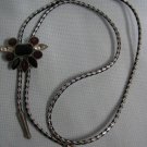 Cowgirls Sparkling Rhinestones Western Bolo Tie Red Black Silver Necklace Cowgirls Sparkling Rhinestones Western Bolo Tie Red Black Silver Necklace