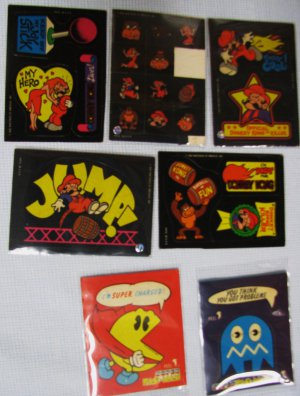PAC-MAN Sticker Trading Card Promos 1982