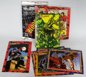 DC Comics Bloodlines Trading Cards Lot + 2 Sealed Packs 1993