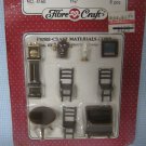 Dollhouse Miniatures Dining Room Furniture MOC