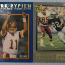 Reggie White Rypien Miller 1992 Fleer Ad Card Promo