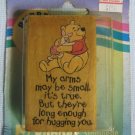 Pooh SMALL ARMS BIG HUGS Rubber Stamp MIP