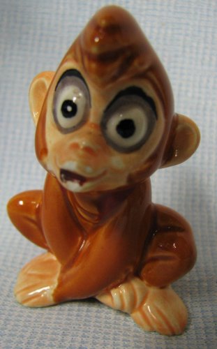 Disney ABU Porcelain Aladdin Monkey Miniature Figurine