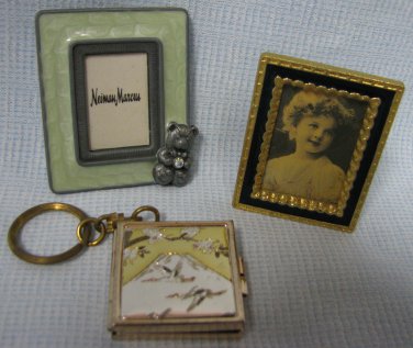 3 Miniature Photo Frames Neiman Marcus - Keychain