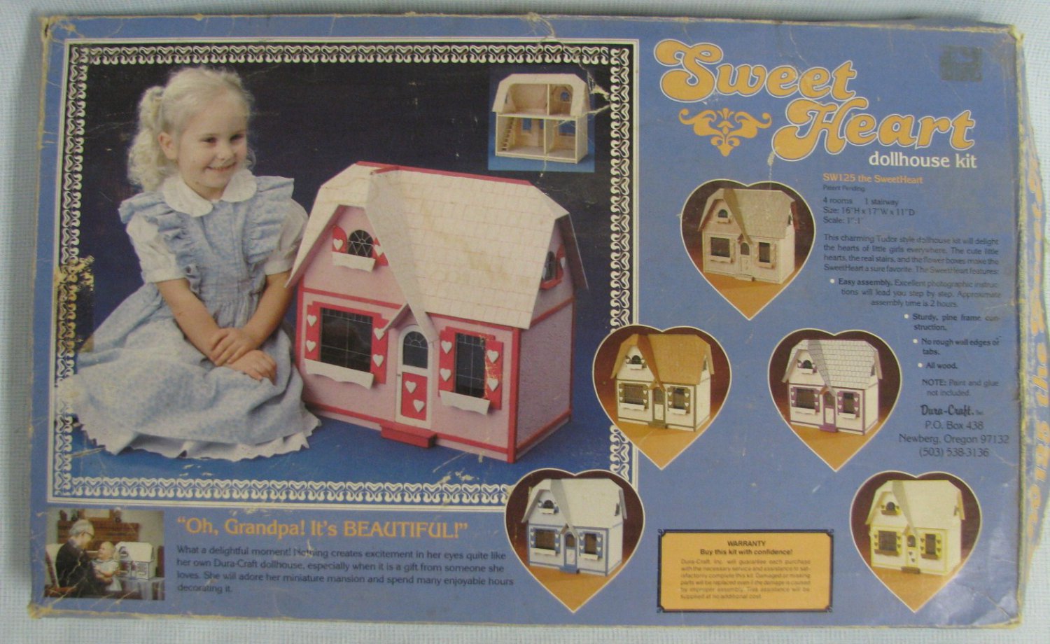 duracraft heritage dollhouse kit