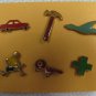 Enamel Pin Collection Lapel Tie Tacks Car Birds Cross Runner