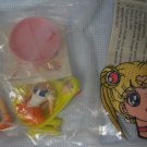 Sailor Moon Iron-On Embroidered Patch + Bandai Figure MIP Sailor Moon Iron-On Embroidered Patch + Bandai Figure MIP