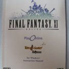 Final Fantasy XI Online Manual Only Windows PC Video Games