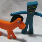 GUMBY & POKEY Bendy Figures