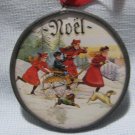 Christmas Noel Ornament Lead Glass West Germany