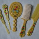 Vintage Hair Brush Comb Mirror Vanity Set Toys Vintage Hair Brush Comb Mirror Vanity Set Toys