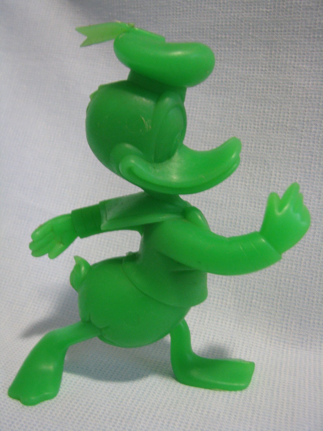 Marx Vintage Donald Duck Figure Green PVC Plastic