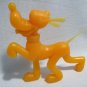 Marx Vintage Pluto Figure Orange PVC Plastic