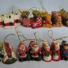 40 Miniature Christmas Ornaments Wee Tiny Lot 40 Miniature Christmas Ornaments Wee Tiny Lot