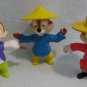 3 Chip N Dale Disney Epcot Figures