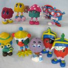 McDonalds Funny Fry Friends Happy Meal Toys 10 Figures Lot