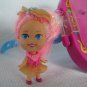 LIDDLE KIDDLE Carly Cheerleader Strap On Doll Locket Tyco